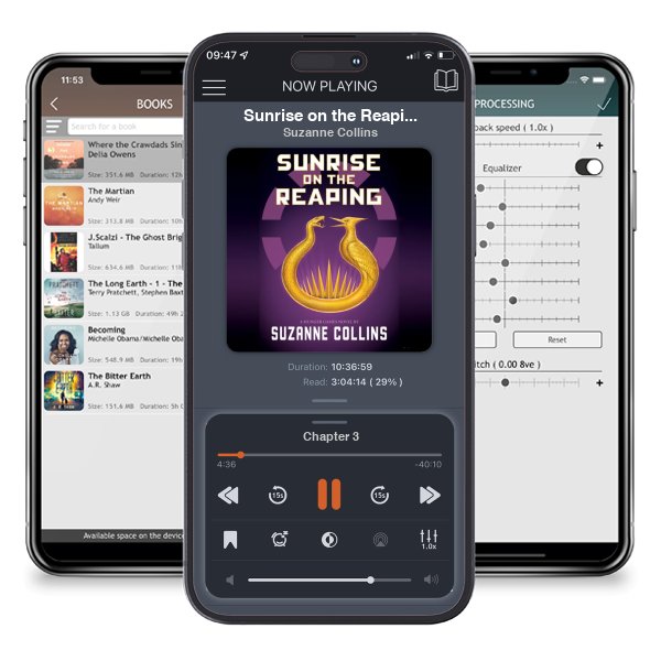 Download fo free audiobook Sunrise on the Reaping (The Hunger Games, #0.5) by Suzanne Collins and listen anywhere on your iOS devices in the ListenBook app.