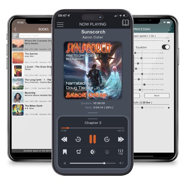 Download fo free audiobook Sunscorch by Aaron Oster and listen anywhere on your iOS devices in the ListenBook app.