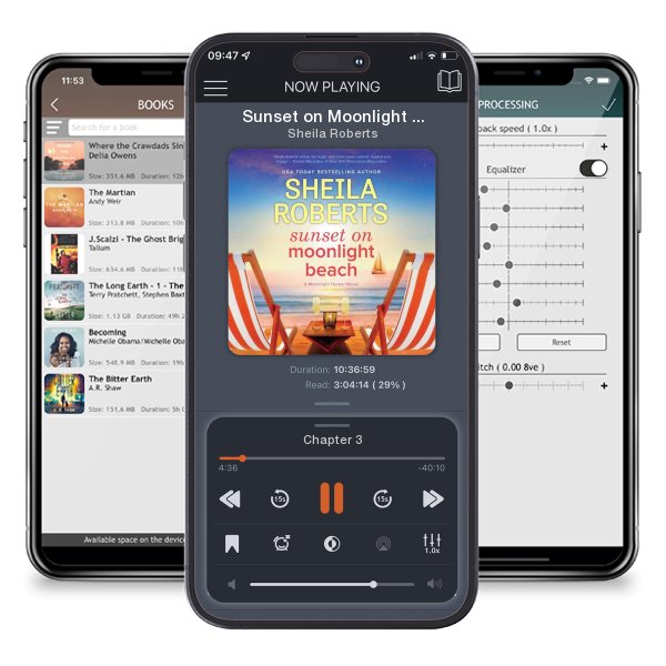 Download fo free audiobook Sunset on Moonlight Beach by Sheila Roberts and listen anywhere on your iOS devices in the ListenBook app.
