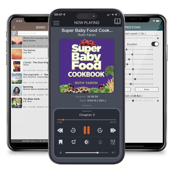 Download fo free audiobook Super Baby Food Cookbook by Ruth Yaron and listen anywhere on your iOS devices in the ListenBook app.