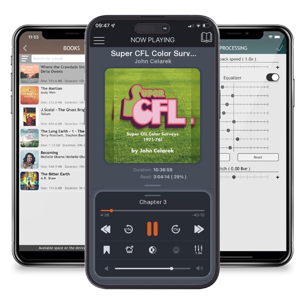 Download fo free audiobook Super CFL Color Surveys 1971-76! by John Celarek and listen anywhere on your iOS devices in the ListenBook app.
