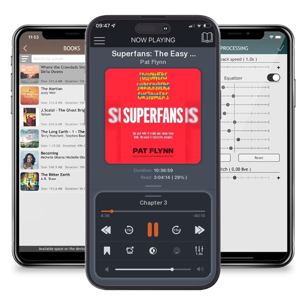 Download fo free audiobook Superfans: The Easy Way to Stand Out, Grow Your Tribe, and... by Pat Flynn and listen anywhere on your iOS devices in the ListenBook app.
