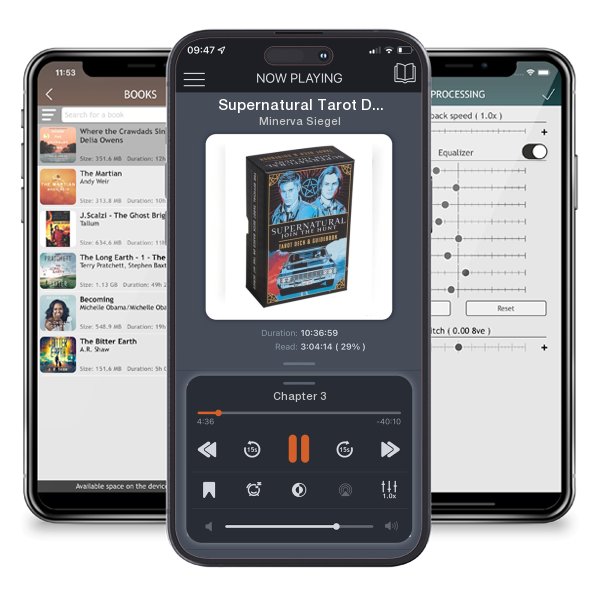 Download fo free audiobook Supernatural Tarot Deck and Guidebook [With Booklet] by Minerva Siegel and listen anywhere on your iOS devices in the ListenBook app.