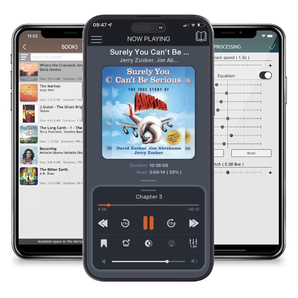 Download fo free audiobook Surely You Can't Be Serious: The True Story of Airplane! by Jerry Zucker, Jim Abrahams, et al. and listen anywhere on your iOS devices in the ListenBook app.