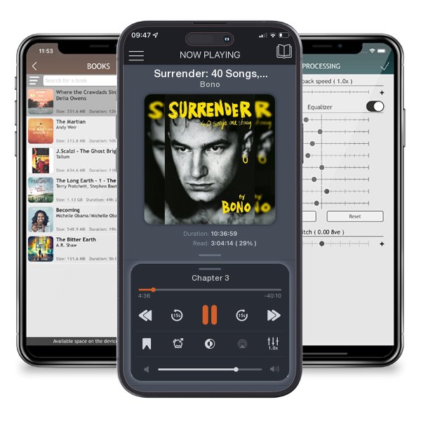 Download fo free audiobook Surrender: 40 Songs, One Story by Bono and listen anywhere on your iOS devices in the ListenBook app.