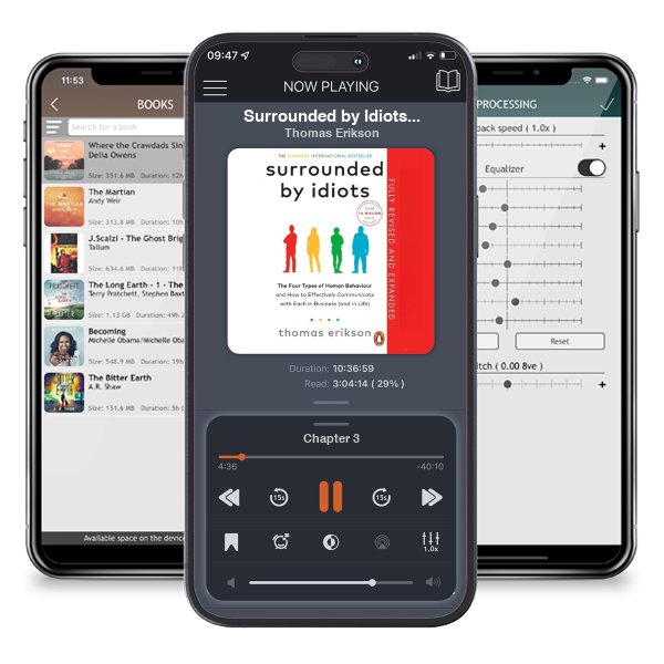 Download fo free audiobook Surrounded by Idiots: The Four Types of Human Behaviour and How to Effectively Communicate with Each in Business (and in Life) by Thomas Erikson and listen anywhere on your iOS devices in the ListenBook app.