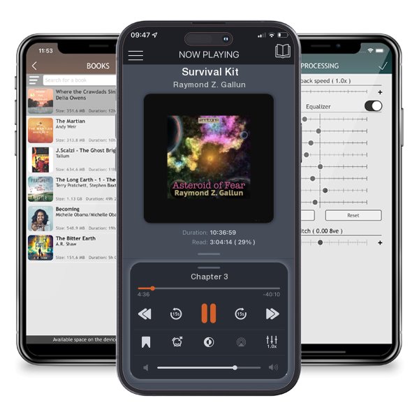 Download fo free audiobook Survival Kit by Raymond Z. Gallun and listen anywhere on your iOS devices in the ListenBook app.