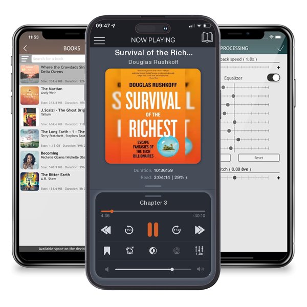 Download fo free audiobook Survival of the Richest: Escape Fantasies of the Tech... by Douglas Rushkoff and listen anywhere on your iOS devices in the ListenBook app.