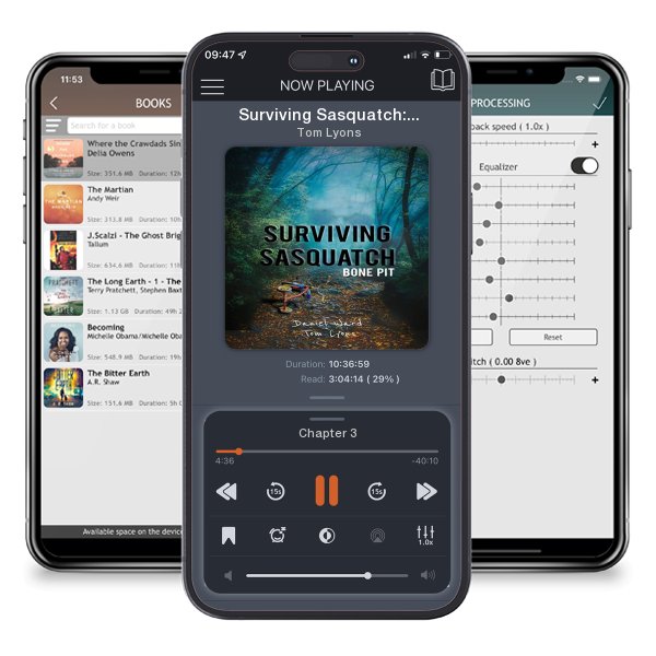Download fo free audiobook Surviving Sasquatch: Bone Pit by Tom Lyons and listen anywhere on your iOS devices in the ListenBook app.