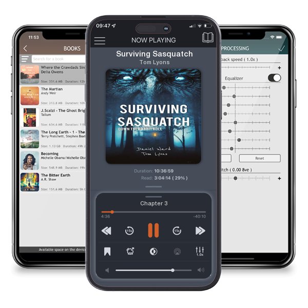 Download fo free audiobook Surviving Sasquatch by Tom Lyons and listen anywhere on your iOS devices in the ListenBook app.