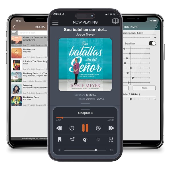 Descargar audiolibro gratis Sus batallas son del Señor: Conozca a su enemigo y sea más que un vencedor by Joyce Meyer y escuchar en cualquier lugar en sus dispositivos iOS en la aplicación ListenBook.