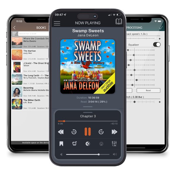 Download fo free audiobook Swamp Sweets by Jana DeLeon and listen anywhere on your iOS devices in the ListenBook app.