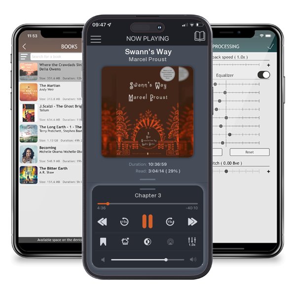 Download fo free audiobook Swann's Way by Marcel Proust and listen anywhere on your iOS devices in the ListenBook app.