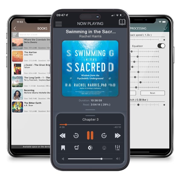 Download fo free audiobook Swimming in the Sacred: Wisdom from the Psychedelic Underground by Rachel Harris and listen anywhere on your iOS devices in the ListenBook app.