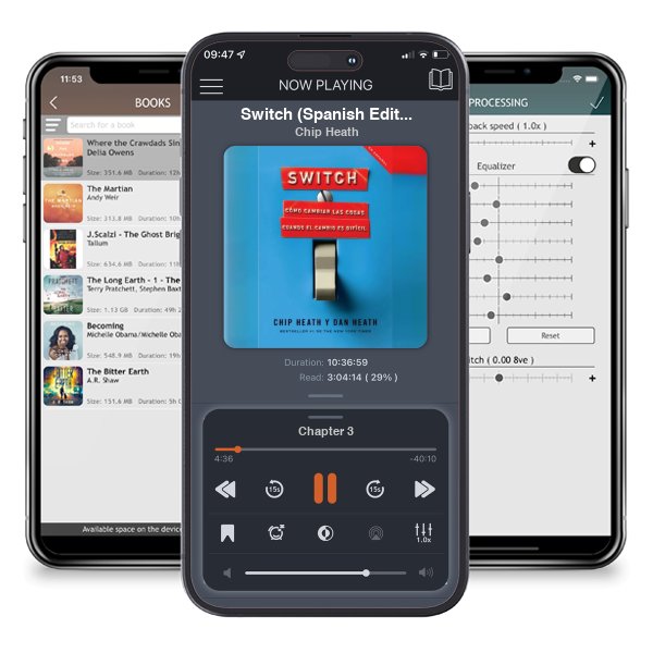 Descargar audiolibro gratis Switch (Spanish Edition): Cómo cambiar las cosas cuando cambiar es difícil by Chip Heath y escuchar en cualquier lugar en sus dispositivos iOS en la aplicación ListenBook.