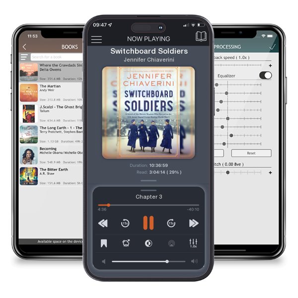 Download fo free audiobook Switchboard Soldiers by Jennifer Chiaverini and listen anywhere on your iOS devices in the ListenBook app.