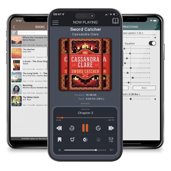 Download fo free audiobook Sword Catcher by Cassandra Clare and listen anywhere on your iOS devices in the ListenBook app.
