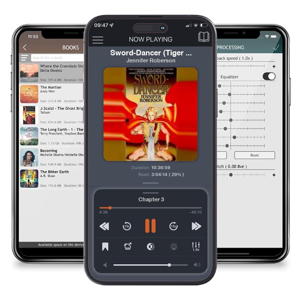 Download fo free audiobook Sword-Dancer (Tiger and Del, #1) by Jennifer Roberson and listen anywhere on your iOS devices in the ListenBook app.
