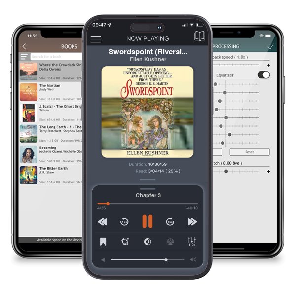 Download fo free audiobook Swordspoint (Riverside, #1) by Ellen Kushner and listen anywhere on your iOS devices in the ListenBook app.