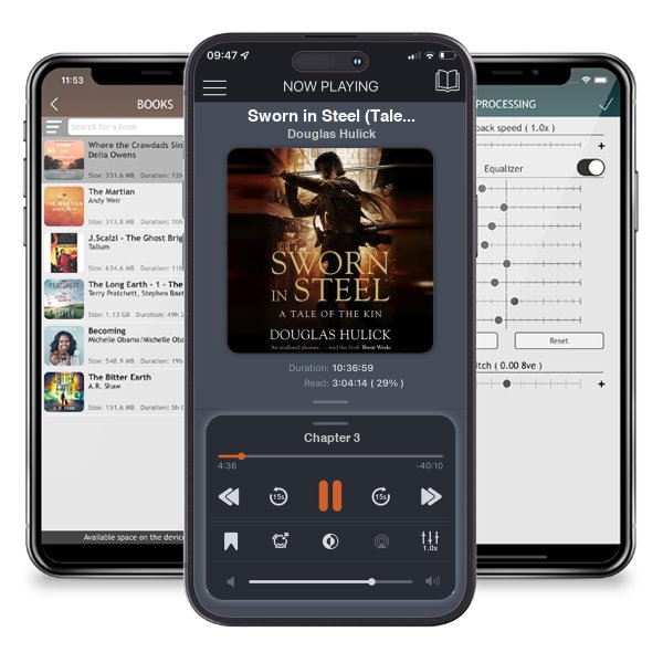 Download fo free audiobook Sworn in Steel (Tales of the Kin, #2) by Douglas Hulick and listen anywhere on your iOS devices in the ListenBook app.