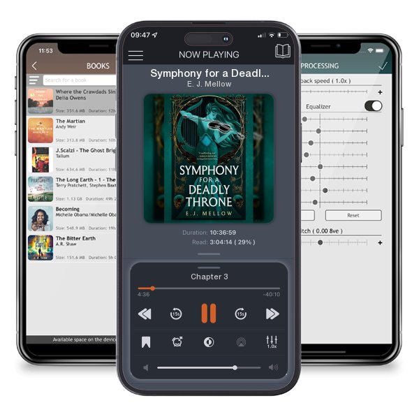 Download fo free audiobook Symphony for a Deadly Throne by E. J. Mellow and listen anywhere on your iOS devices in the ListenBook app.