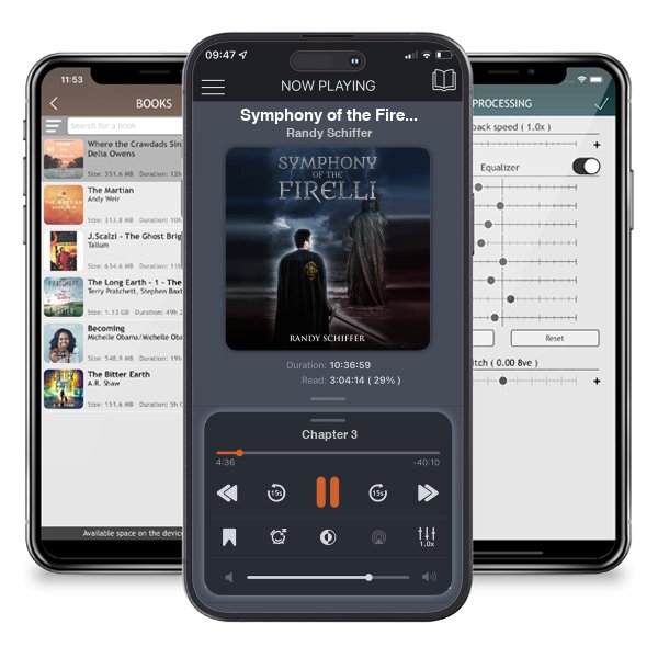 Download fo free audiobook Symphony of the Firelli by Randy Schiffer and listen anywhere on your iOS devices in the ListenBook app.