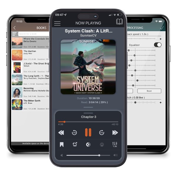 Download fo free audiobook System Clash: A LitRPG Adventure (System Universe Book 8) by SunriseCV and listen anywhere on your iOS devices in the ListenBook app.