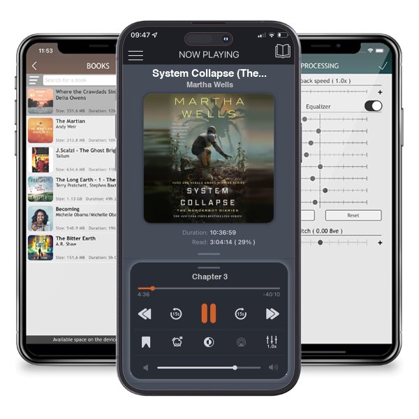 Download fo free audiobook System Collapse (The Murderbot Diaries, #7) by Martha Wells and listen anywhere on your iOS devices in the ListenBook app.