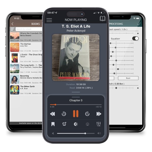 Download fo free audiobook T. S. Eliot A Life by Peter Ackroyd and listen anywhere on your iOS devices in the ListenBook app.