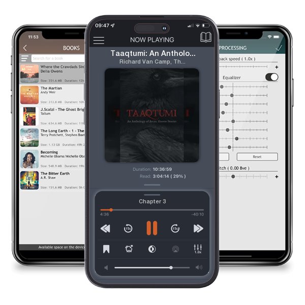 Download fo free audiobook Taaqtumi: An Anthology of Arctic Horror Stories by Richard Van Camp, Thomas Anguti Johnston,  et al. and listen anywhere on your iOS devices in the ListenBook app.