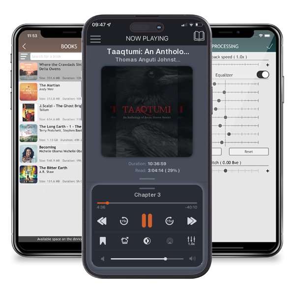 Download fo free audiobook Taaqtumi: An Anthology of Arctic Horror Stories by Thomas Anguti Johnston, Rachel Qitsualik-Tinsley, et al. and listen anywhere on your iOS devices in the ListenBook app.