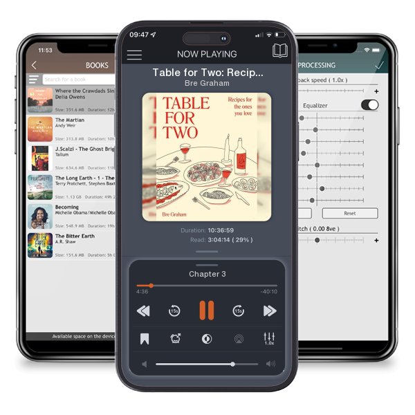 Download fo free audiobook Table for Two: Recipes for the Ones You Love by Bre Graham and listen anywhere on your iOS devices in the ListenBook app.