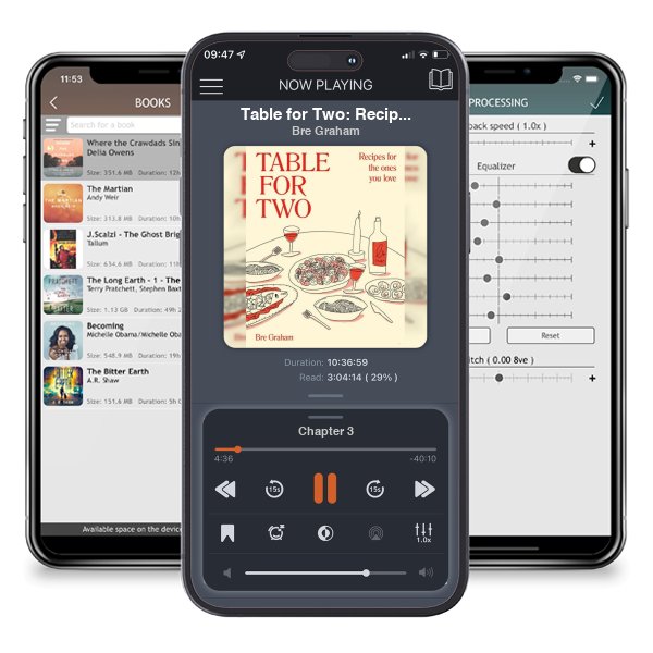 Download fo free audiobook Table for Two: Recipes for the Ones You Love by Bre Graham and listen anywhere on your iOS devices in the ListenBook app.