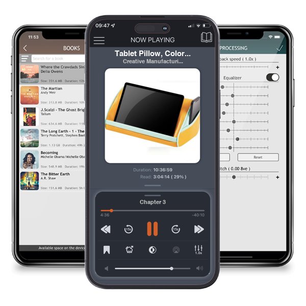 Download fo free audiobook Tablet Pillow, Color Block by Creative Manufacturing LLC and listen anywhere on your iOS devices in the ListenBook app.