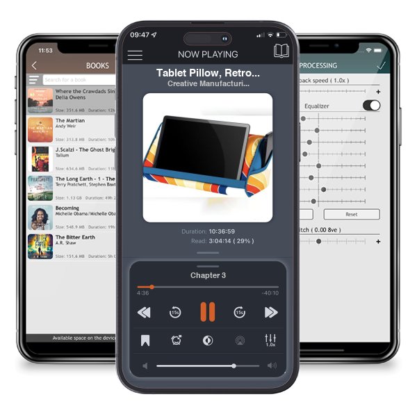 Download fo free audiobook Tablet Pillow, Retro Rainbow by Creative Manufacturing LLC and listen anywhere on your iOS devices in the ListenBook app.
