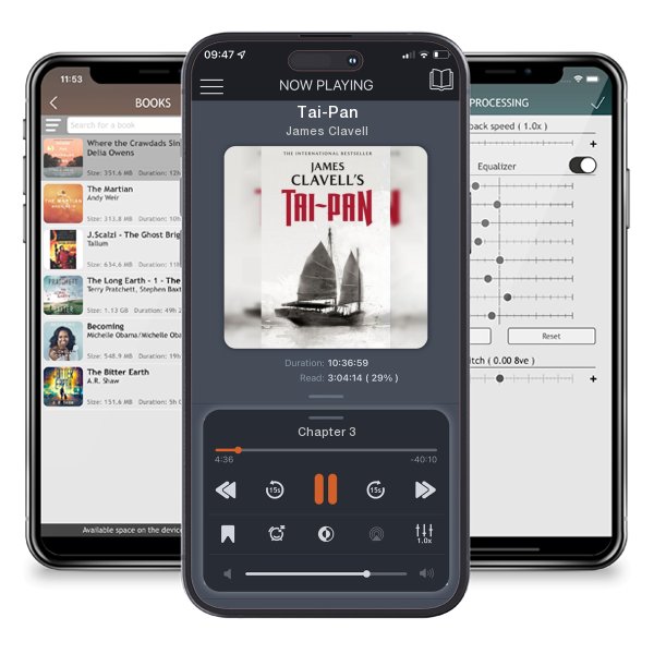 Download fo free audiobook Tai-Pan by James Clavell and listen anywhere on your iOS devices in the ListenBook app.