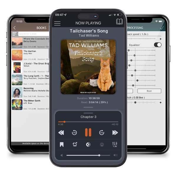 Download fo free audiobook Tailchaser's Song by Tad Williams and listen anywhere on your iOS devices in the ListenBook app.