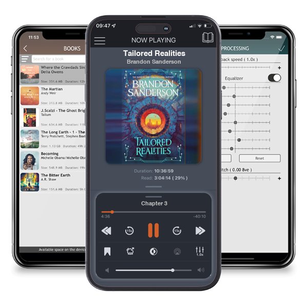 Download fo free audiobook Tailored Realities by Brandon Sanderson and listen anywhere on your iOS devices in the ListenBook app.