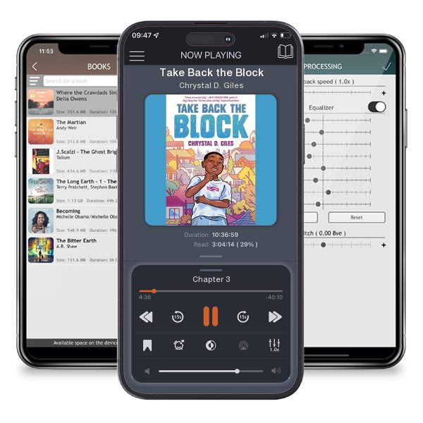 Download fo free audiobook Take Back the Block by Chrystal D. Giles and listen anywhere on your iOS devices in the ListenBook app.