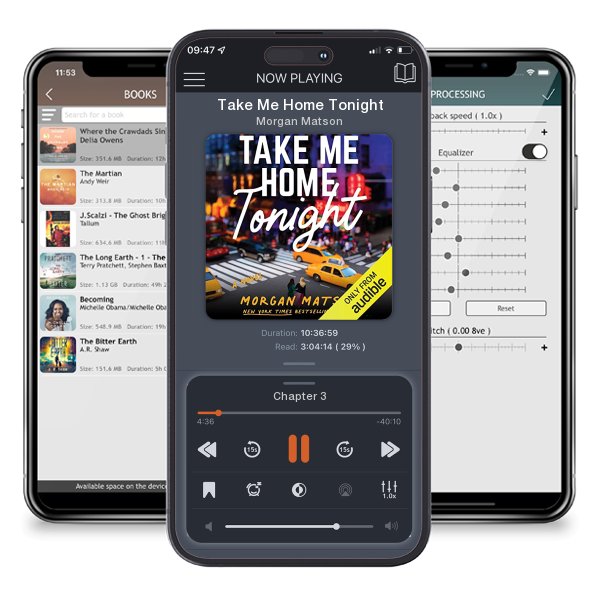 Download fo free audiobook Take Me Home Tonight by Morgan Matson and listen anywhere on your iOS devices in the ListenBook app.