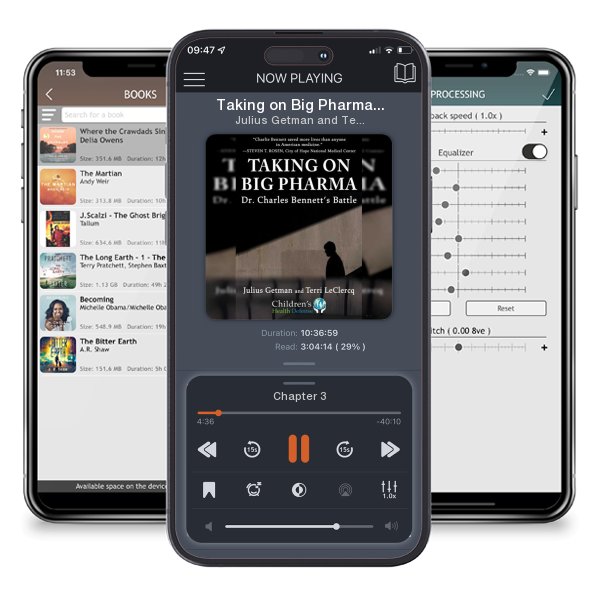 Download fo free audiobook Taking on Big Pharma: Dr. Charles Bennett's Battle by Julius Getman and Terri LeClercq and listen anywhere on your iOS devices in the ListenBook app.