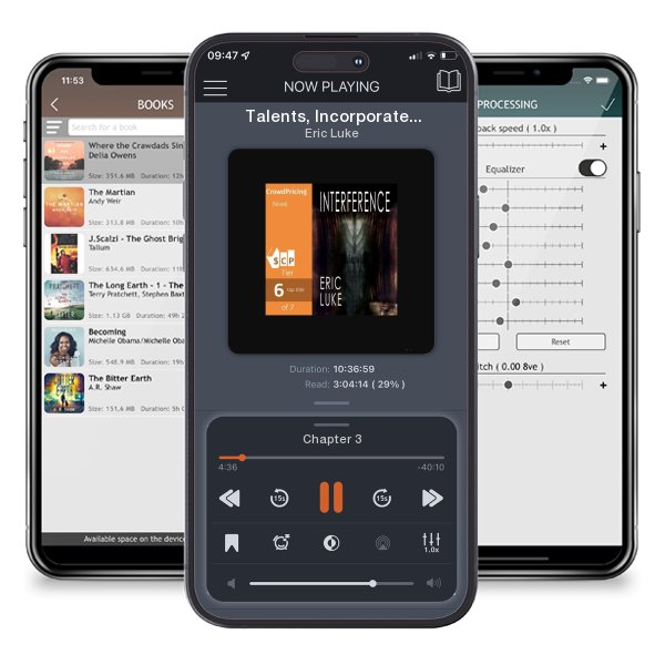 Download fo free audiobook Talents, Incorporated by Eric Luke and listen anywhere on your iOS devices in the ListenBook app.