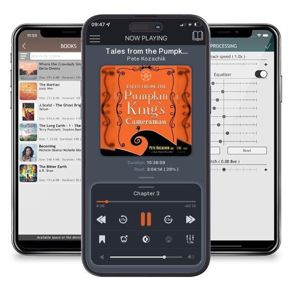 Download fo free audiobook Tales from the Pumpkin King's Cameraman by Pete Kozachik and listen anywhere on your iOS devices in the ListenBook app.