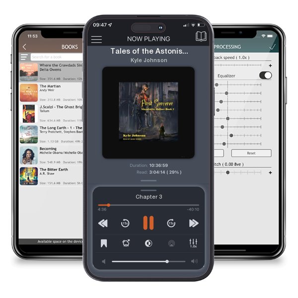Download fo free audiobook Tales of the Astonishing Black Spark by Kyle Johnson and listen anywhere on your iOS devices in the ListenBook app.