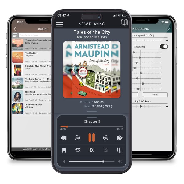 Download fo free audiobook Tales of the City by Armistead Maupin and listen anywhere on your iOS devices in the ListenBook app.