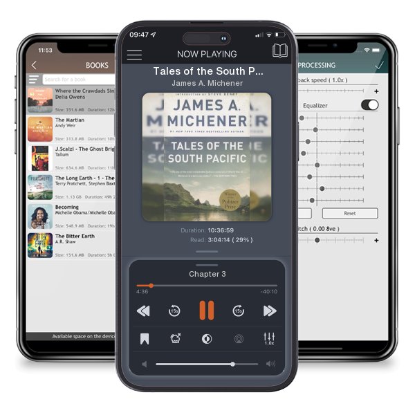 Download fo free audiobook Tales of the South Pacific by James A. Michener and listen anywhere on your iOS devices in the ListenBook app.