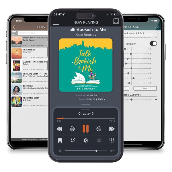Download fo free audiobook Talk Bookish to Me by Kate Bromley and listen anywhere on your iOS devices in the ListenBook app.