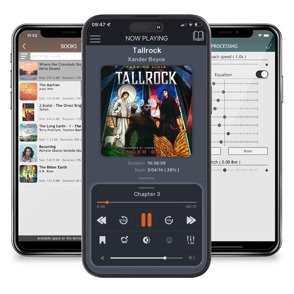 Download fo free audiobook Tallrock by Xander Boyce and listen anywhere on your iOS devices in the ListenBook app.
