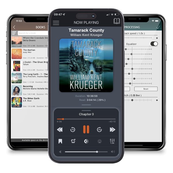 Download fo free audiobook Tamarack County by William Kent Krueger and listen anywhere on your iOS devices in the ListenBook app.