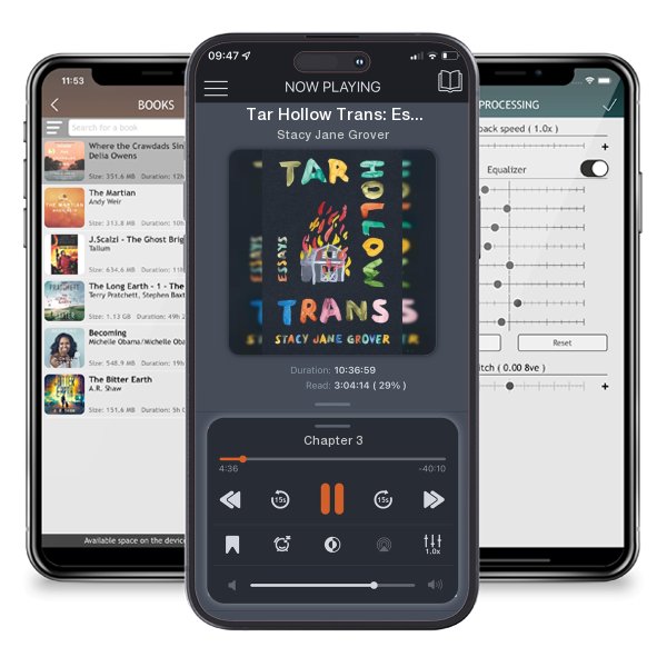 Download fo free audiobook Tar Hollow Trans: Essays by Stacy Jane Grover and listen anywhere on your iOS devices in the ListenBook app.